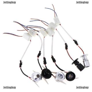 Jtth ไฟสปอตไลท์ LED 1W ขนาดเล็ก อบอุ่น สําหรับติดเพดาน ตู้เครื่องประดับ