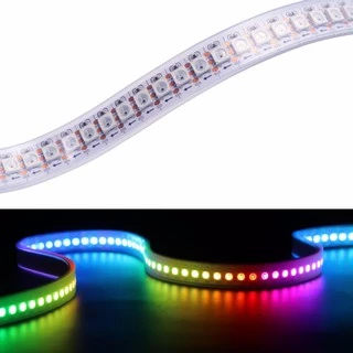 Xnbada 5V 1m 144leds/m WS2812B LED strip 2812 พิกเซล RGB สี WS2812 IC