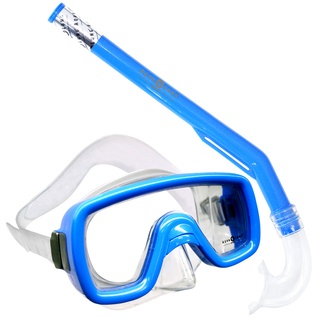 ชุดหน้ากากและท่อหายใจ ดำน้ำตื้น สำหรับเด็ก Aqualung รุ่น Peeka snorkeling set for Kid