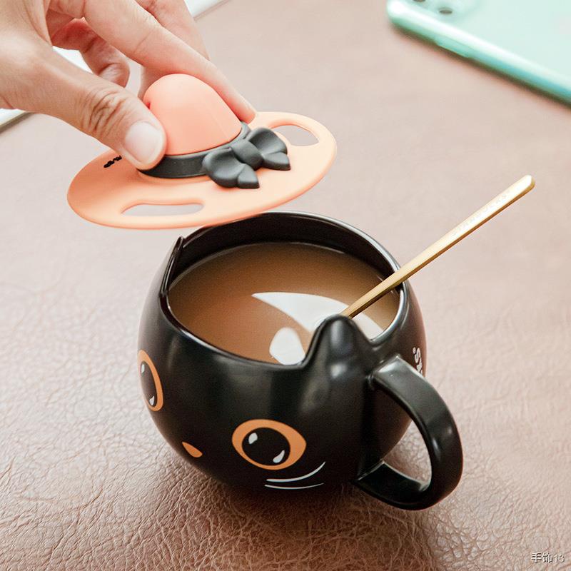 ☸กระจก
ถ้วยกาแฟ Starbucks Limited Edition น่ารักลึกลับแมวถ้วยฮาโลวีนช้อนพร้อมฝาปิดของขวัญคู่ถ้วยกาแฟ Mug