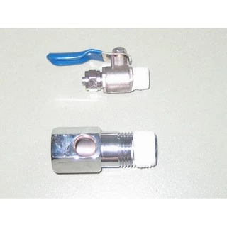 🚨 ล้างสต๊อก! 🚨 ก๊อกเครื่องกรองน้ำ BALL VALVE 1/4 T-WAY CONNECTOR 1/2 พร้อมซิลยางกันรั่ว