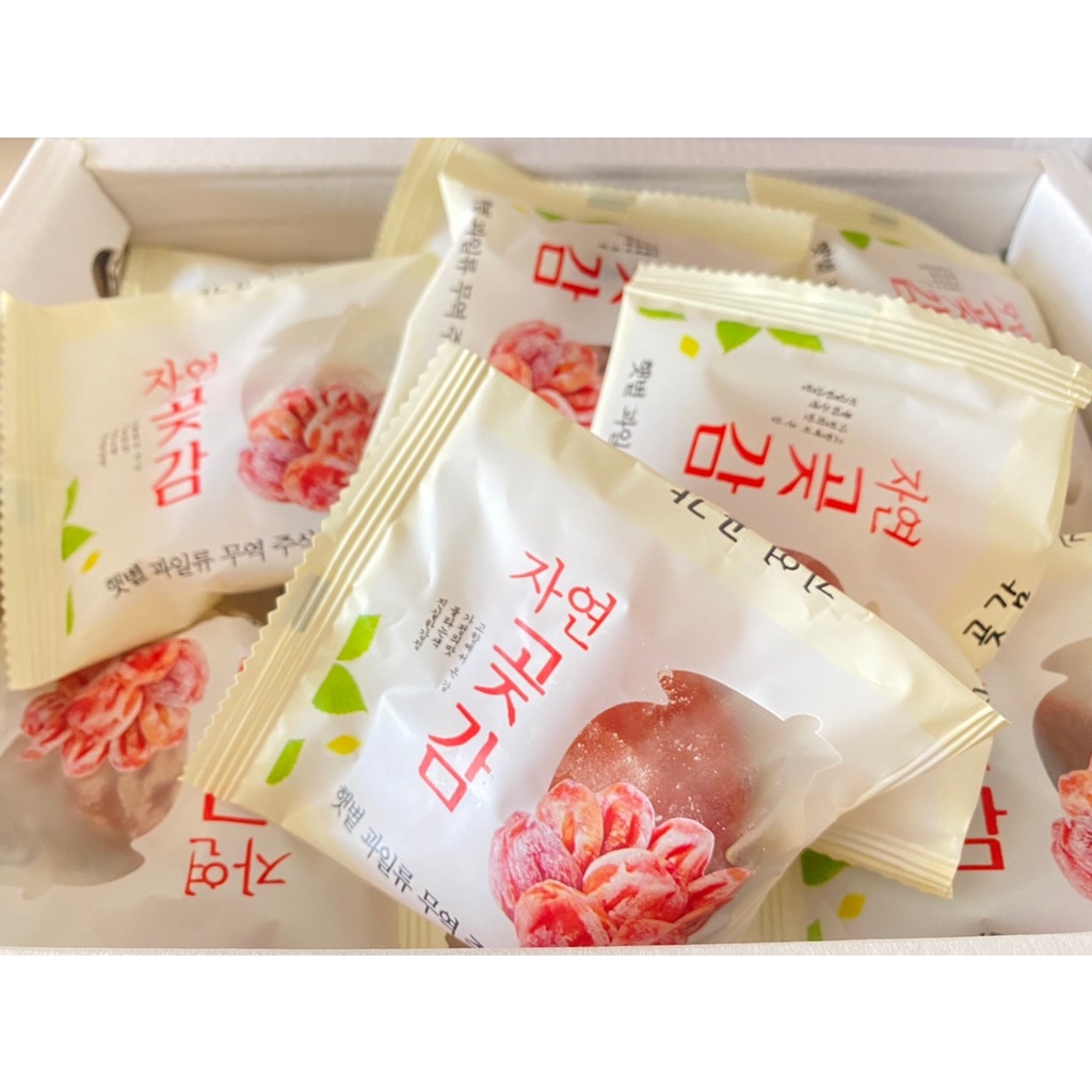 ลูกพลับอบแห้ง (สินค้าล็อตใหม่เข้าแล้วจ้า) Dried Persimmon Premium นำเข้าจาก เกาหลี ผลไม้อบแห้ง (1 ลูก / 1 ห่อ)