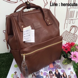 Anello polyurethane leather rucksack รุ่น Classic ส่งฟรีEMS