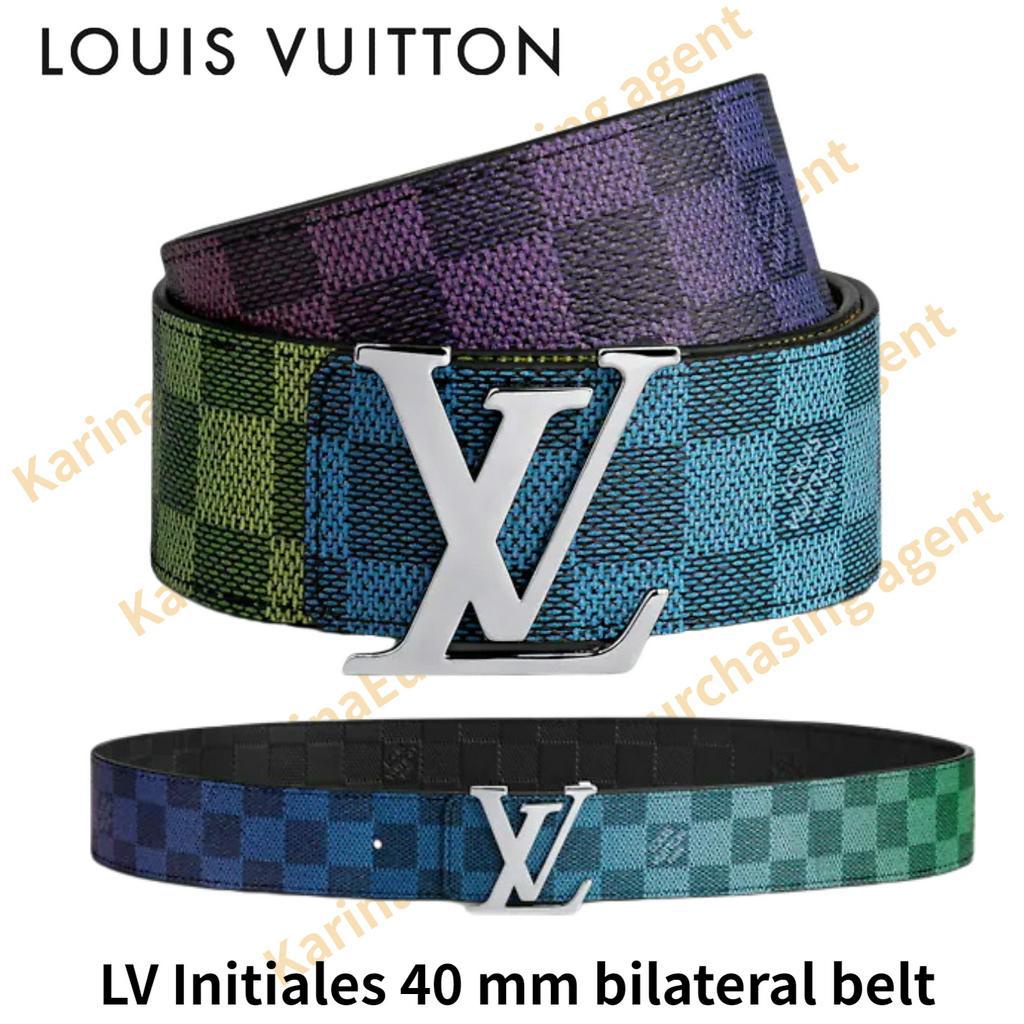 Louis Vuitton Classic models LV Initiales 40 mm bilateral belt