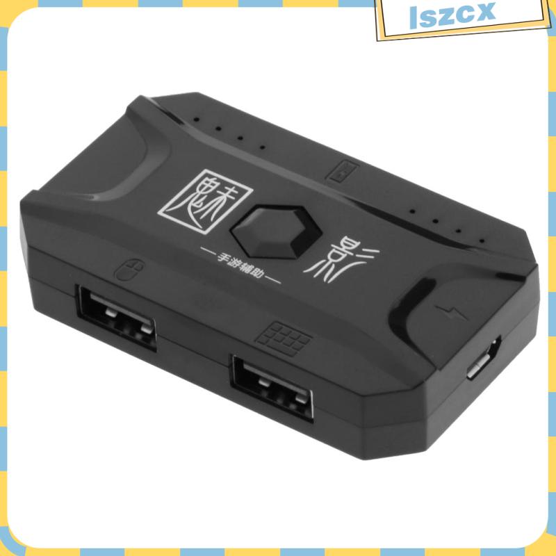 Mobile Gaming Keyboard Mouse Console Gamepad Adapter USB Hub Converter