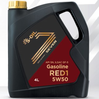 น้ำมันเครื่อง S-oil7 RED1 Gasoline 5w50