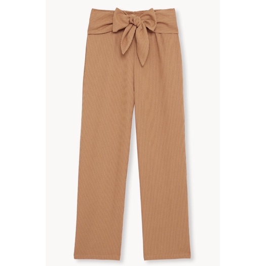 POMELO : Striped Tie Waist Pants