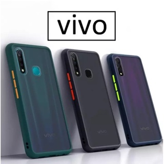 เคสขอบสี เคส Vivo Y15s /  V23E / Y76  เคสวีโว่ เคสกันกระแทก case เคสมือถือ