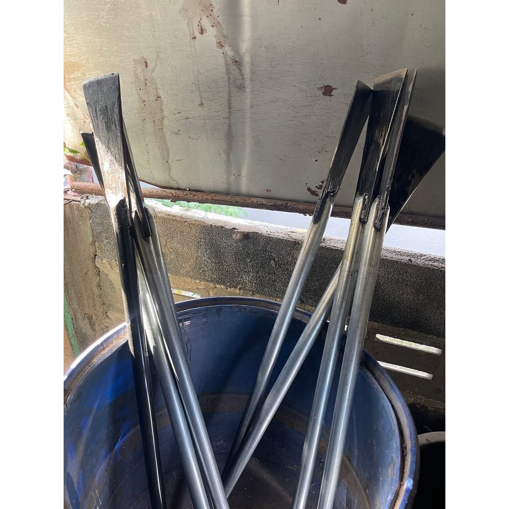 เสียมกระแทก เสียมแทงปาล์ม เสียมขุดดิน เหล็กแหนบอย่างดี เหล็กแหนบแท้ - รูปที่ 6