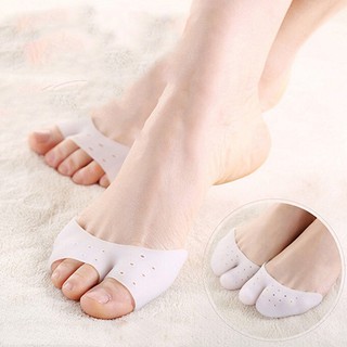 💎♥ ซอฟท์บัลเล่ต์ Pointe Silicone Gel Toe Dance แผ่นระบายอากาศที่ระบายอากาศได้