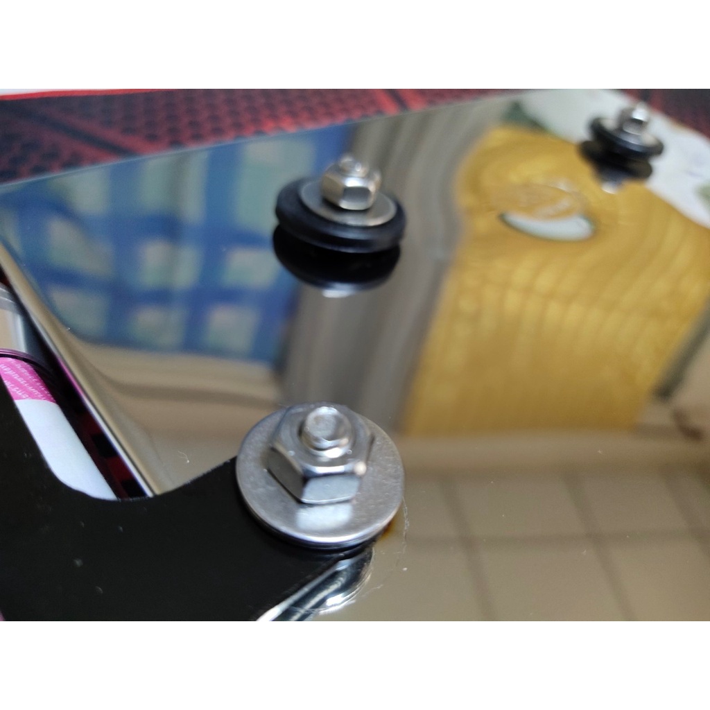 NP8 NP16 น็อตป้าย น็อตยึดทะเบียนรถ น๊อตยึดกรอบป้าย น๊อตเลส ยางกันสั่น ยางรอง มอไซด์ รถยนต์ ใช้ได้ขนาดเท่ากัน - รูปที่ 6