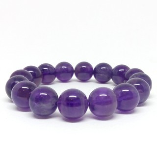 AMETHYST หินอเมทิสต์ ขนาด 10 มม. สร้อยข้อมือหินแท้ by siamonlineshop