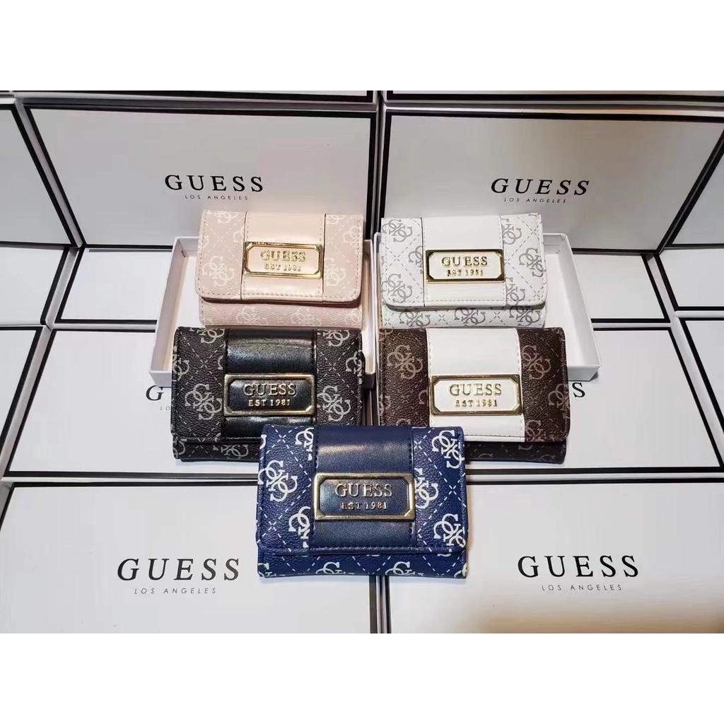 [preorder] กระเป๋าสตางค์ใบสั้น Guess งาน outlet