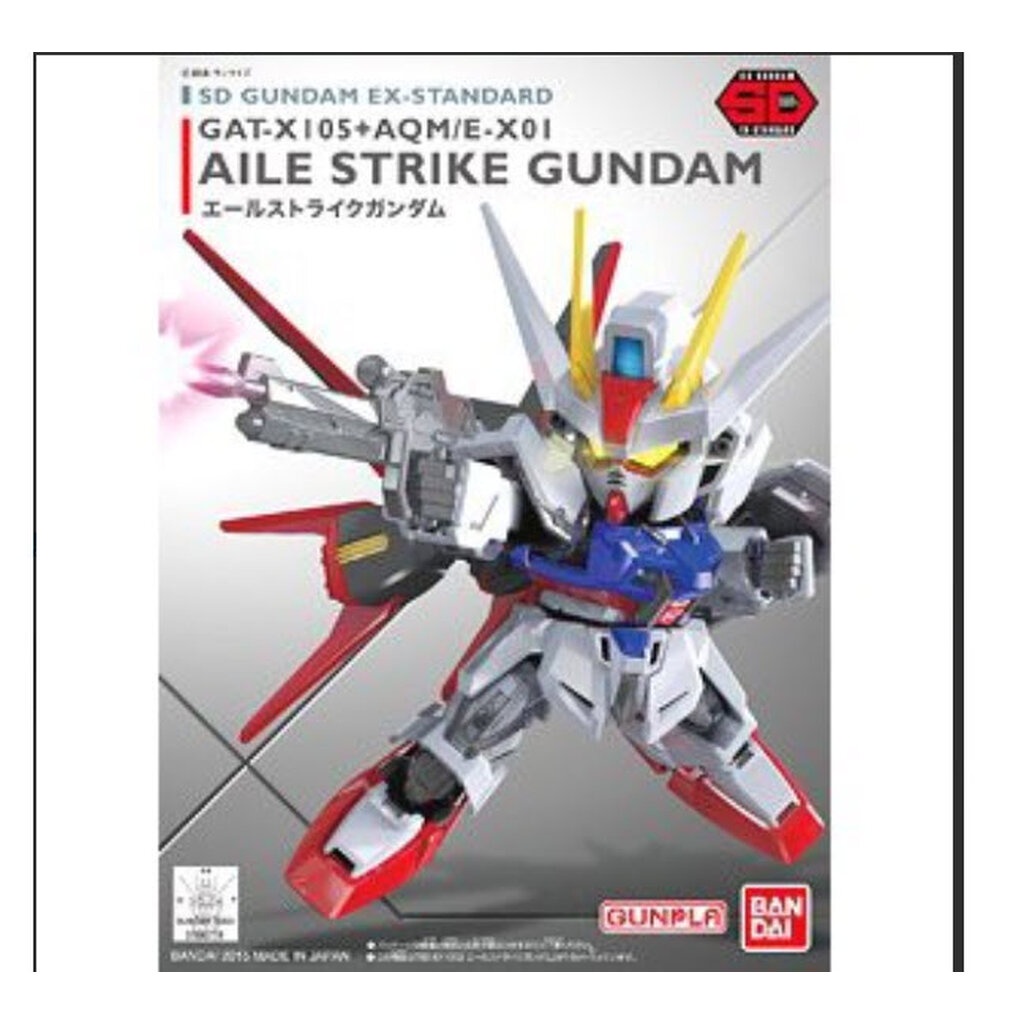 Bandai 4573102656162 sd ex-standard 002 Aile Strike Gundam 4573102575982