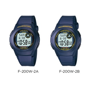 นาฬิกาCASIO นาฬิกาข้อมือผู้ชาย สายเรซิน รุ่น F-200W-2A รุ่น F-200W-2B ประกันศูนย์ 1 ปี จากร้าน henghengwatch