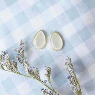 【Pretty Refined】พร้อมส่ง Water Drops S925 earring ต่างหูน่ารัก