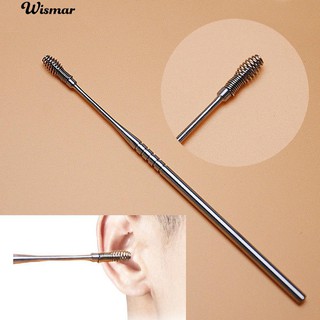 💄เครื่องมือดูแลหูเครื่องมือสเตนเลสสตีลเกลียว Ear Curette Ear Cleaner