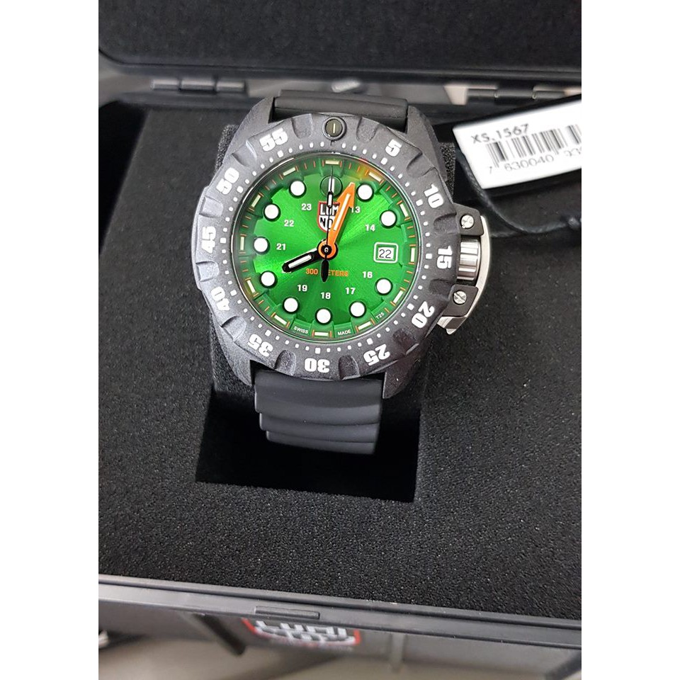 แถมพวงกุญแจLUMINOXของแท้ นาฬิกาผู้ชาย Luminox SCOTT CASSELL DEEP DIVE 1550 SERIES รุ่น XS.1567