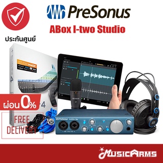 PreSonus ABox I-two Studio ชุดบันทึกเสียง Recording Set + รับประกันศูนย์ 1 ปี Music Arms