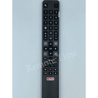 รีโมททีวี  TCL รุ่น CRC802N ระบบ 4 K มีปุ่มคำสั่ง Netflix ***รุ่นของรีโมทจะต้องเหมือนตัวเดิมเท่านั้น