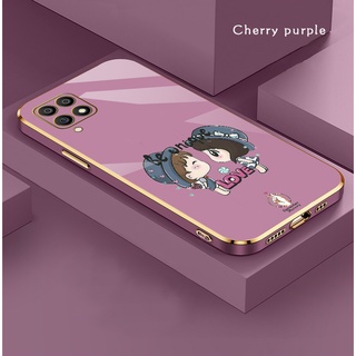 D128 รูปแบบ เคสซัมซุง A12 เคส Samsung A12 Galaxy A11 A02 A31 S20 FE S21ultra S21 Plus 5G Phone Case 2022 New DIY Thin pop it Casing ขอบเหลี่ยม กันกระแทก ของผู้ชาย สีชมพู สีดำ เคสนุ่ม น่ารัก แฟชั่น เคส หนัง เคสโทรศัพท์ หรูหรา