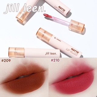 Jill LEEN ลิปโคลน ผงพราว หมอก เนื้อแมตต์ กํามะหยี่ เคลือบริมฝีปาก สําหรับริมฝีปากและแก้ม