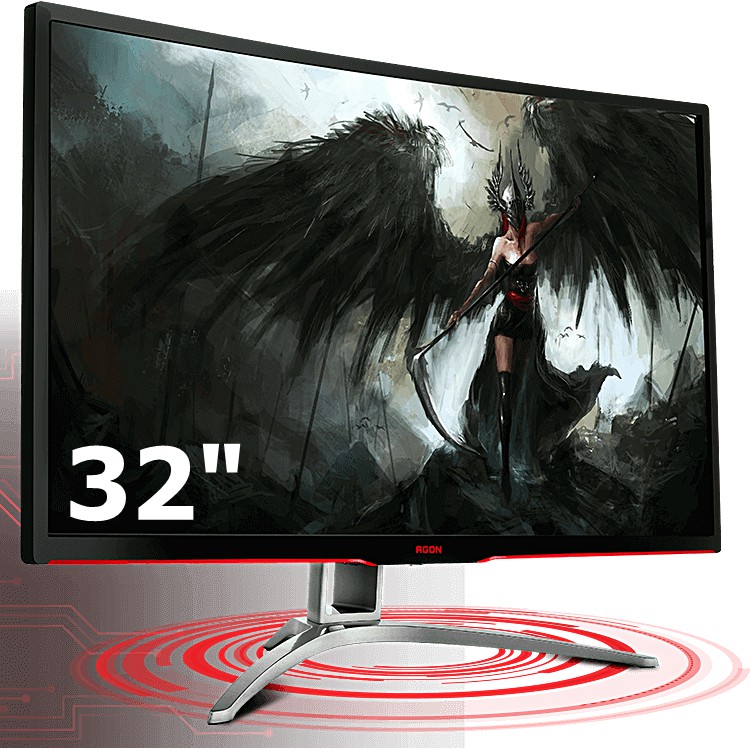 MONITOR (จอมอนิเตอร์) AOC AGON AG322FCX1/67 31.5" VA 144Hz รับประกัน 3 - Y