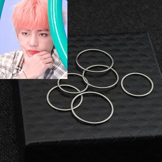 Stainless Steel Circle Finger Rings