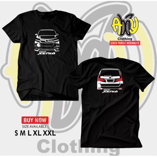 เสื้อยืดแขนสั้น ผ้าฝ้าย พิมพ์ลาย DAIHATSU XENIA Combed 30s สีดํา ไซซ์ S M L XL XXLสามารถปรับแต่งได้