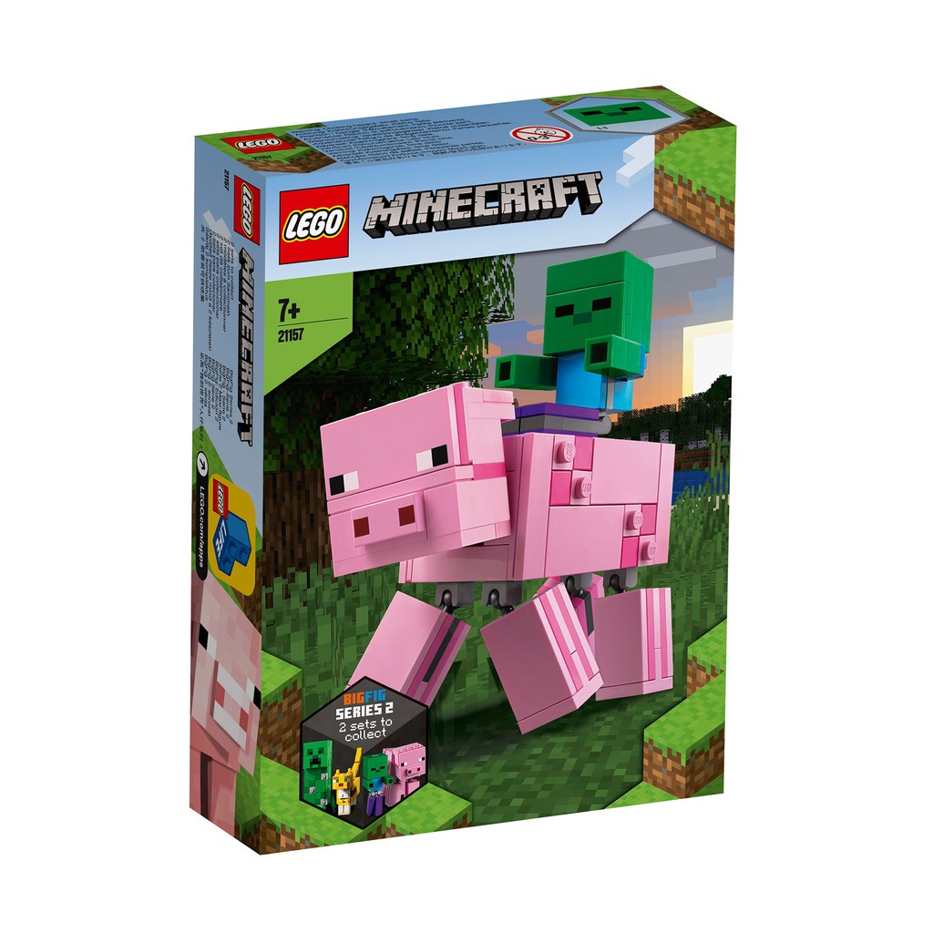 21157 LEGO Minecraft BigFig Creeper and Ocelot - brickpoly - ThaiPick