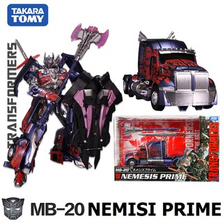 TAKARA TRANSFORMERS MOVIE THE BEST 10th ANNIVERSARY : MB-20 LEDER CLASS NEMSIS PRIME สินค้าจาก TAKARA ของแท้ 100%