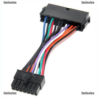 สายเคเบิ้ลอะแดปเตอร์พาวเวอร์ซัพพลาย 24 pin to 14 pin psu สําหรับ lenovo q 77 b 75 a