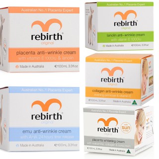 Rebirth Placenta Cream ครีมรกแกะ รีเบิร์ท (100ml.)