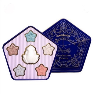 Harry potter chocolate frog Eye Shadow Palette เครื่องสำอางแฮร์รี่พอตเตอร์ Eye Shadow 5 สี และ highlighter รูปกบ 1 ลาย