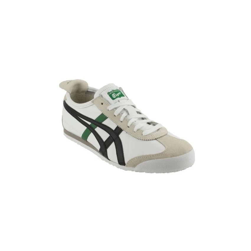 Onitsuka Tiger รองเท้าผ้าใบ Mexico 66 D4J2L-0182 (White/Black/Green)