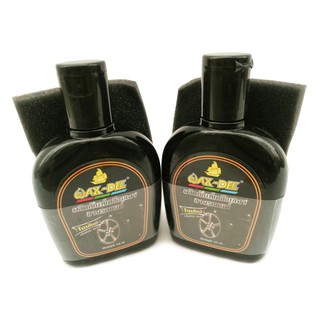 WAX-DEE ผลิตภัณฑ์เคลือบเงายางรถยนต์  โฉมใหม่ กลิ่นหอม ขนาดบรรจุ 125 ml พร้อมฟองน้ำเช็ดทำความสะอาด