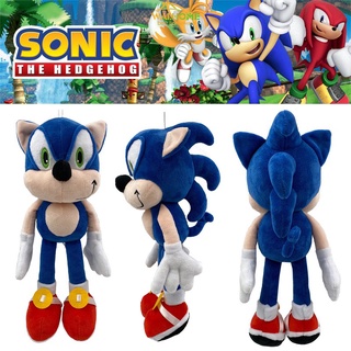 ของเล่นเด็กตุ๊กตา Sonic Boom Pp ผ้าฝ้ายนุ่มสีฟ้า 30 ซม. สําหรับเด็ก