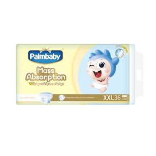 NK05-36 XXL ผ้าอ้อมสำเร็จรูป Palmbaby Quickly Pants / ปาล์มเบบี้ แบบกางเกง ขนาด XXL จำนวน 36 ชิ้น
