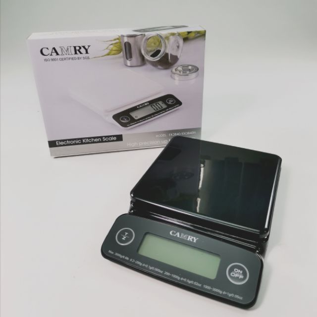 (GSF) EK3840 Camry Digital LCD Electronic Kitchen Scale ความแม่นยําสูงถึง 0.1Gram ❀3KG/6.6LB❀