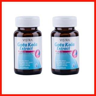 VISTRA GOTU KOLA EXTRACT PLUS ZINC 30 เม็ด/1ขวด