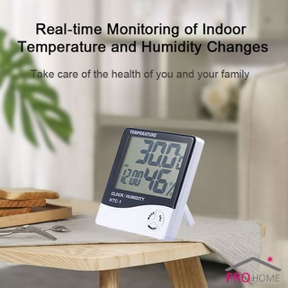 แบบดิจิตอล แบบดิจิตอล  LCD เครื่องวัดอุณหภูมิและความชื้น Digital Temperature Meter