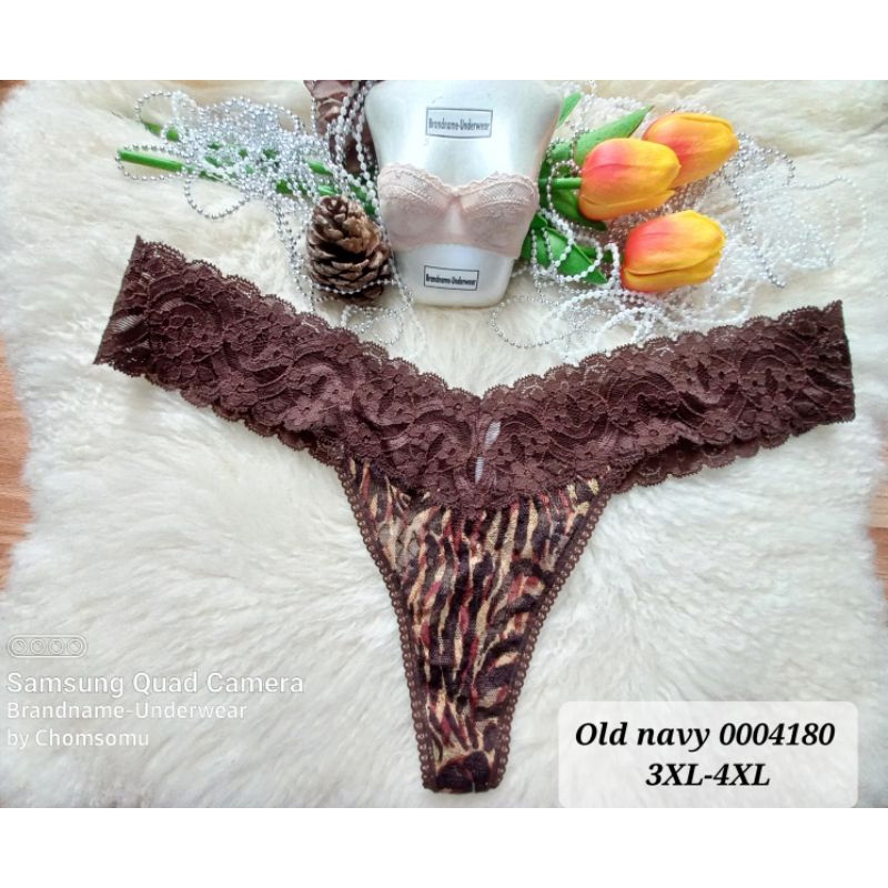 ld navy Size L,XL,2XL ชุดชั้นใน/กางเกงใน ทรงจีสตริง G-string 0004180