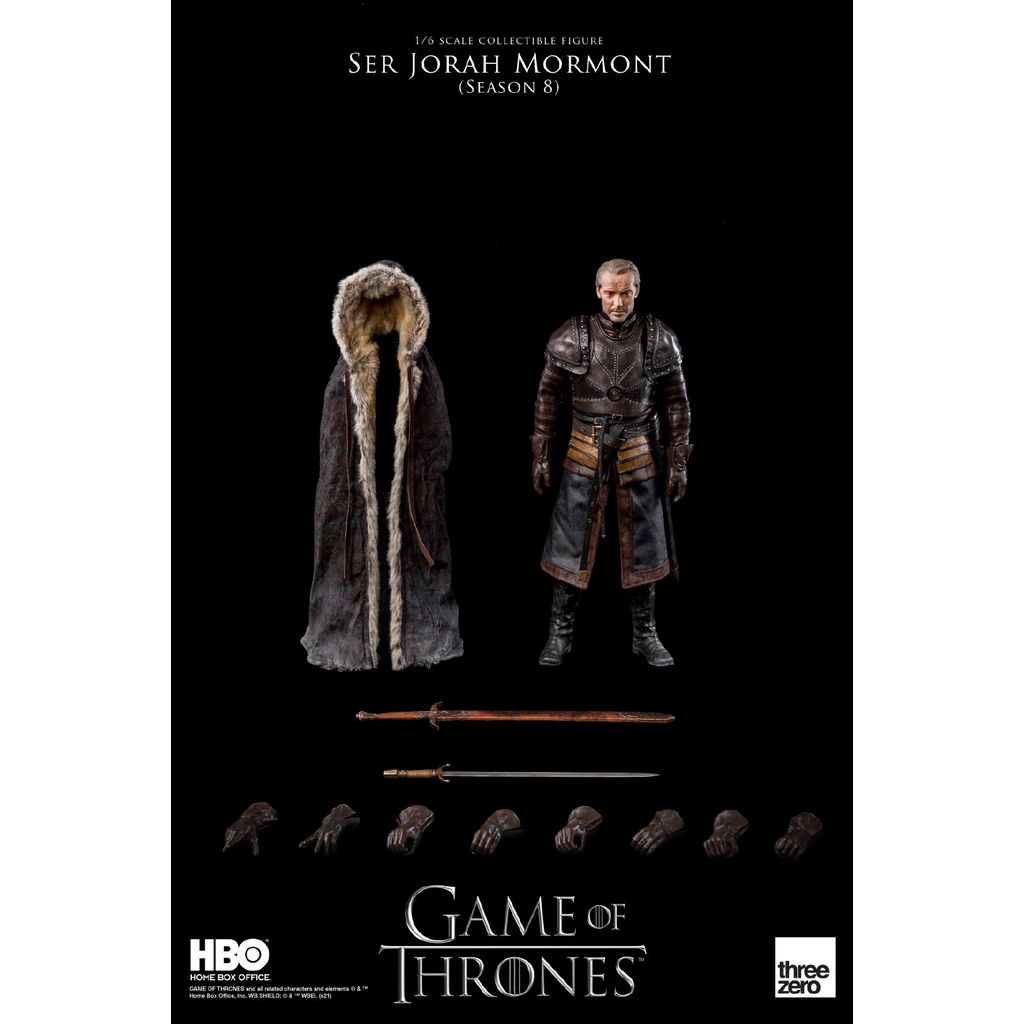 พร้อมส่ง 📦 ฟิกเกอร์ โมเดล ของสะสม threezero 3Z0141 1/6 Game of Thrones - Ser Jorah Mormont [Season 8