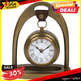 นาฬิกา HOME L&amp;S HANGING WHS235/4 4 นิ้ว สีทองเหลือง นาฬิกา TABLE CLOCK HOME L&amp;S HANGING WHS235/4 ALUMINIUM/GLASS 3” BRAS