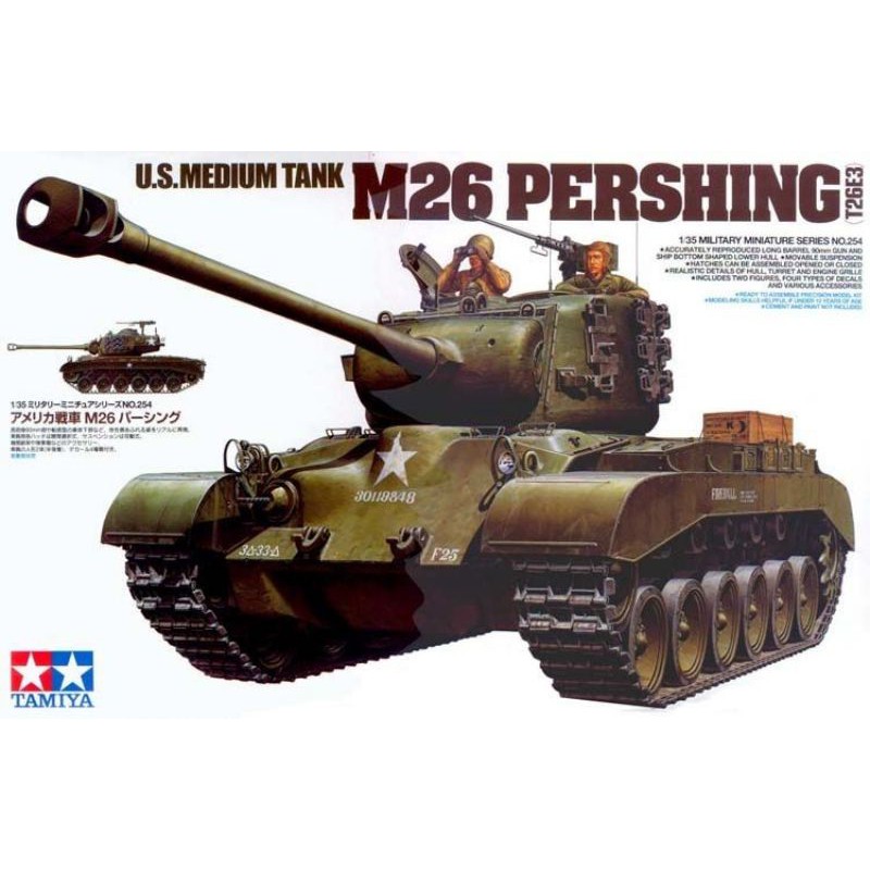 1/35 Tamiya TA35254 U.S. Medium Tank M26 Pershing