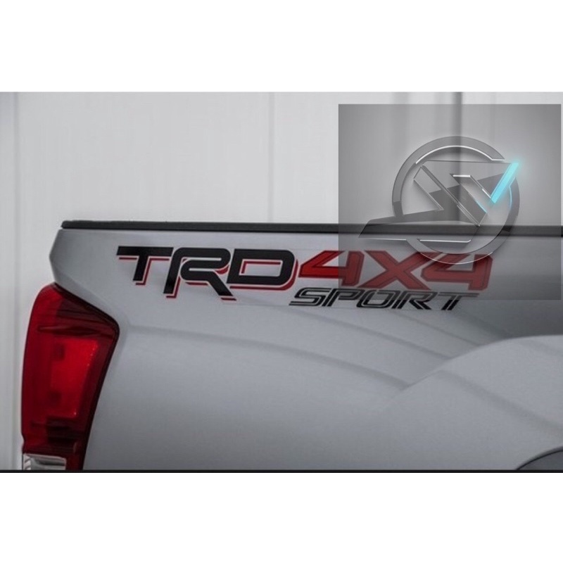 S335 2 ชิ้น Trd 4x4 ด้านหลังรถ Vinly Decal สติกเกอร์