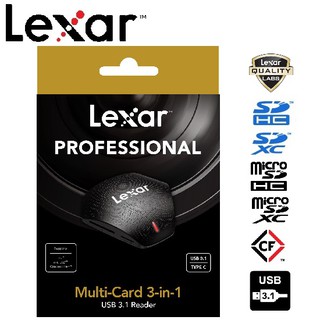 Lexar Professional 3in1 Card Reader USB3.1