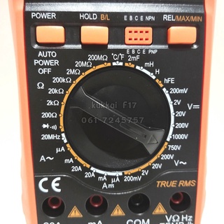 VICTOR VC9805A+ มัลติมิเตอร์แบบดิจิตอลDIGITAL MULTIMETER VC9805A ...
