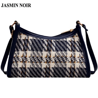 Jasmin Noir กระเป๋าสะพายไหล่กระเป๋าถือแฟชั่นสําหรับสตรีผ้าใบขนาดเล็ก