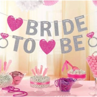 ธง bride to be สำหรับงาน hen night